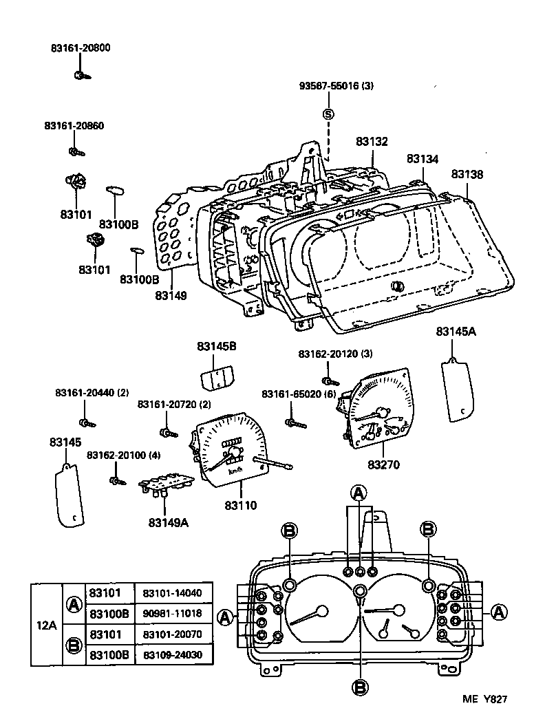 83146-37340 LENS, METER, NO.1 product image