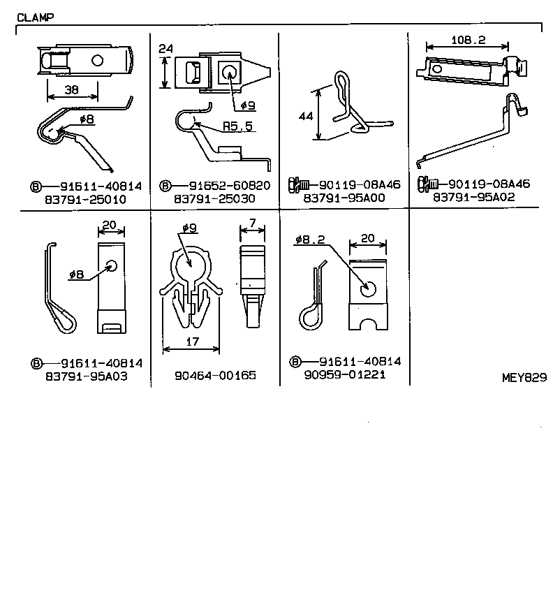 83146-37340 LENS, METER, NO.1 product image