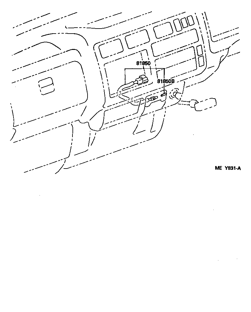 81850-37040 LAMP ASSY, INDICATOR product image