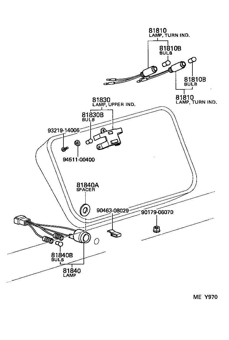 81850-55080 LAMP ASSY, INDICATOR product image