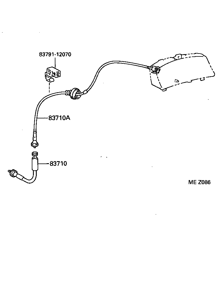 83841-12752 CASE, COMBINATION METER product image