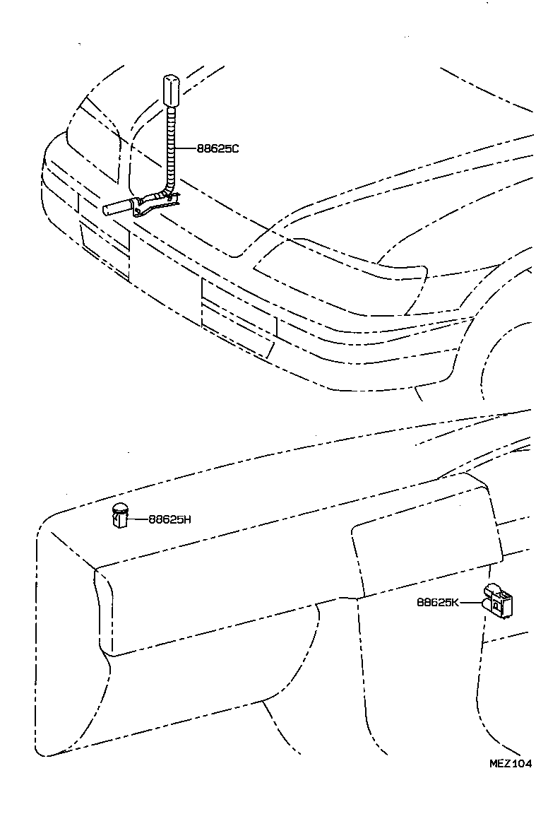 55844-12400 DUCT, HEATER TO REGISTER, NO.2 product image