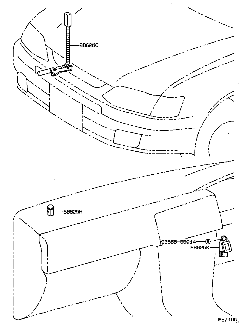 55844-12410 DUCT, HEATER TO REGISTER, NO.2 product image