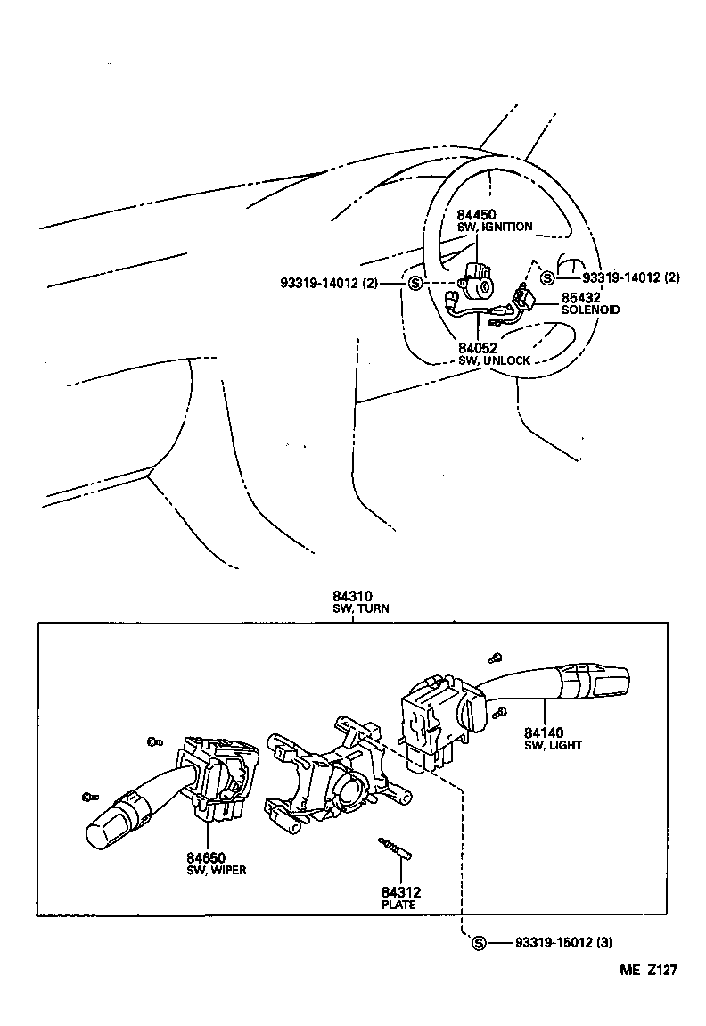 83320-12540 GAGE ASSY, FUEL SENDER product image