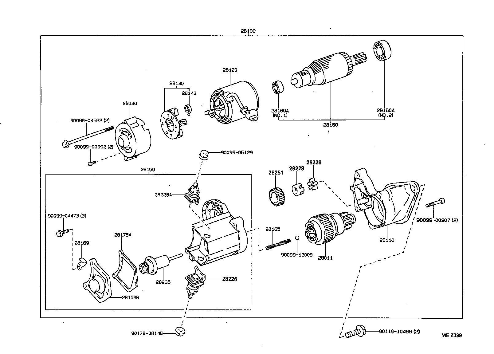 28150-64320 SWITCH ASSY, MAGNET STARTER product image