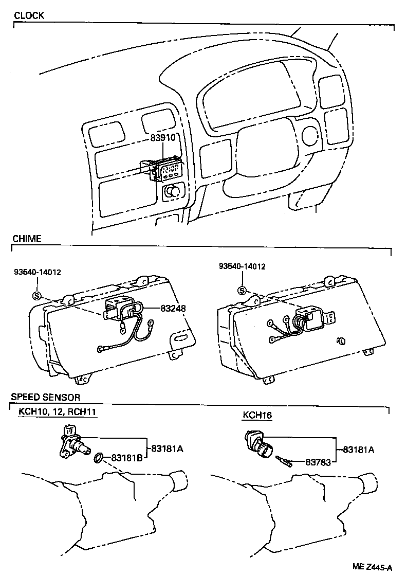 83291-26161 COMPUTER, COMBINATION METER product image