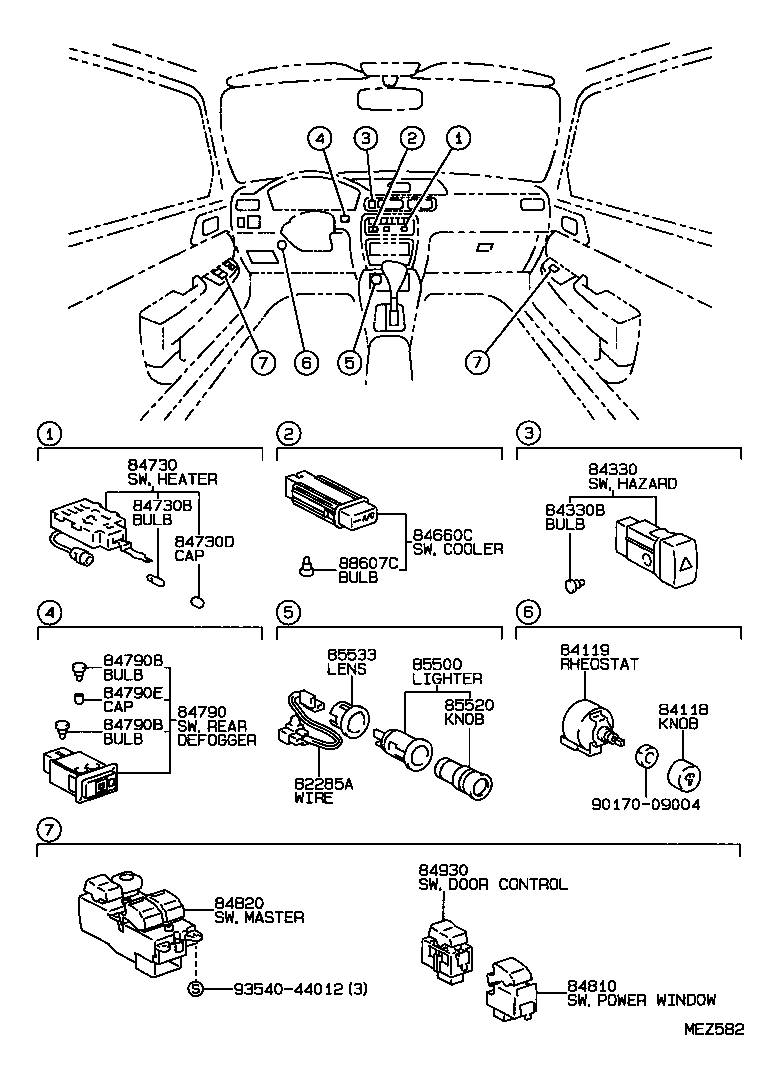 84306-16040 CABLE SUB-ASSY, SPIRAL product image