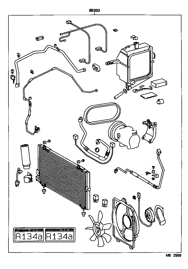 88300-1S560 COOLER & ACCESSORY ASSY product image