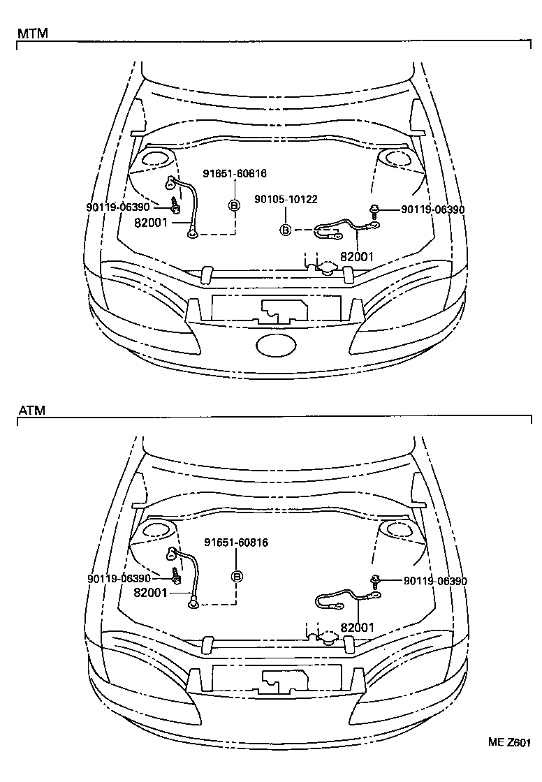 82151-16520 WIRE, FRONT DOOR, RH product image