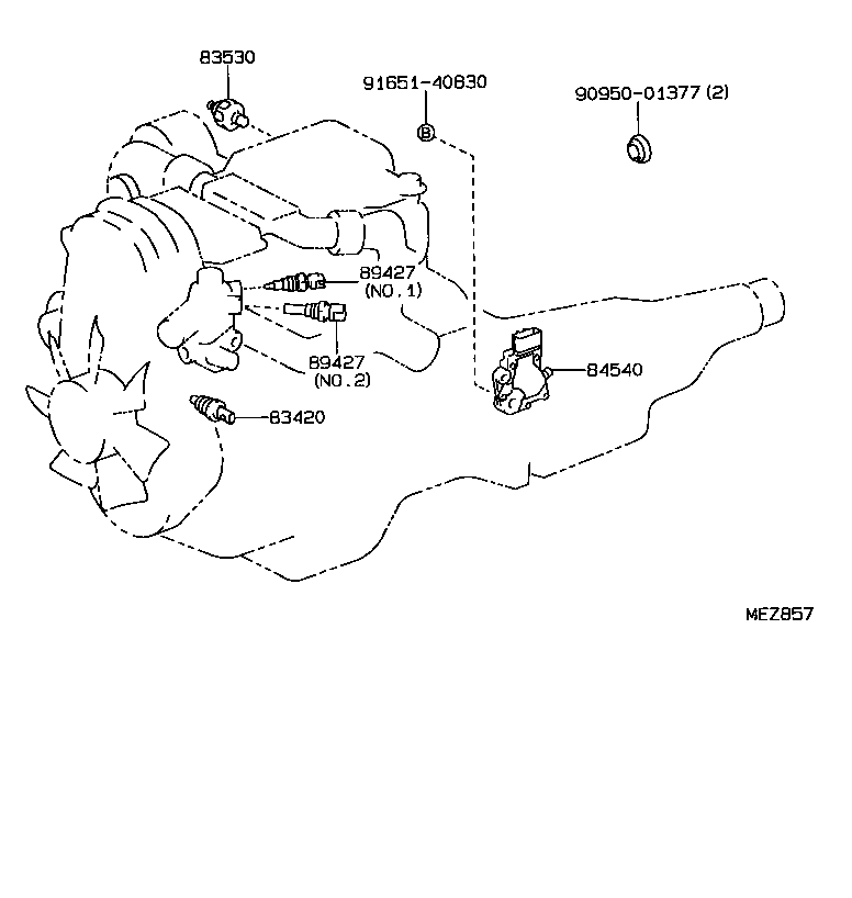 83320-80326 GAGE ASSY, FUEL SENDER product image