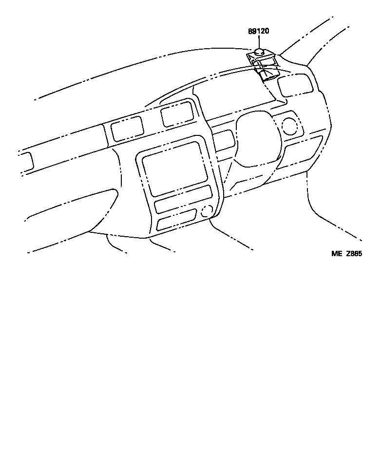 89120-30150 SENSOR, AUTOMATIC LIGHT CONTROL product image