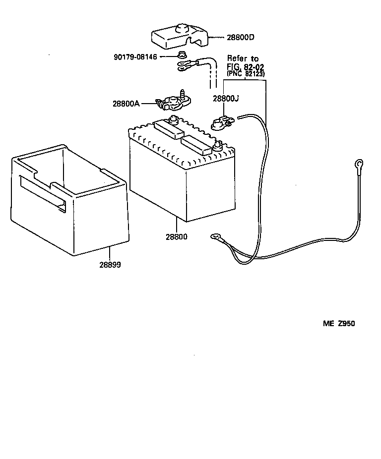 82821-08010 COVER, CONNECTOR(FOR BATTERY TERMINAL) product image
