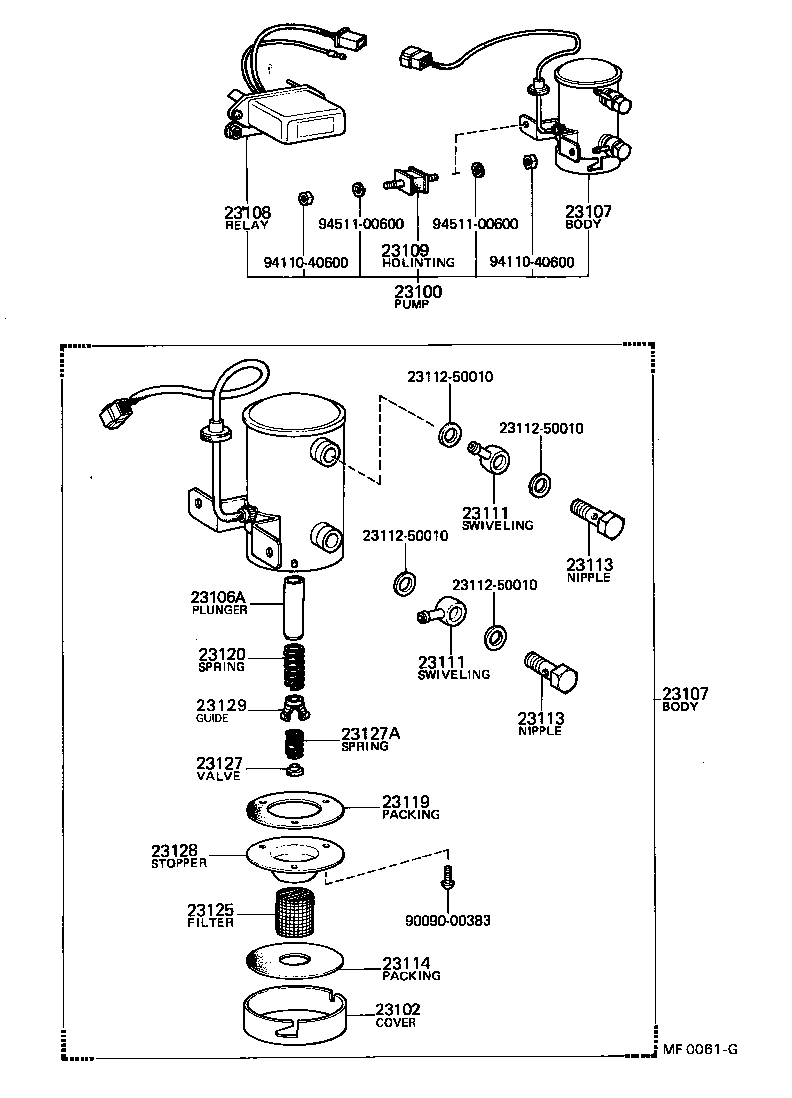 23100-52010 PUMP ASSY, FUEL product image