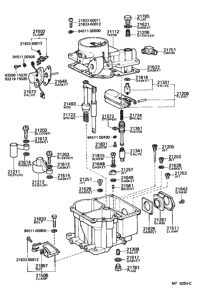 21406-60071 LEVER, THROTTLE product image