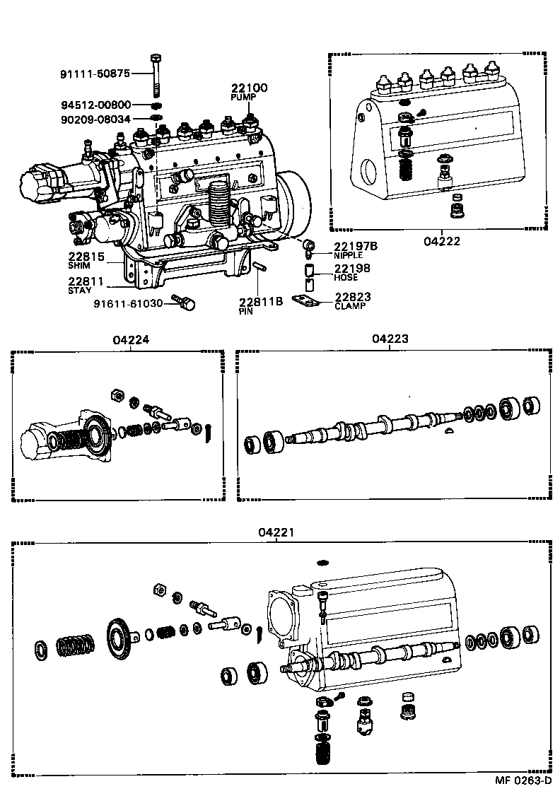 22100-77130 PUMP ASSY, INJECTION OR SUPPLY product image