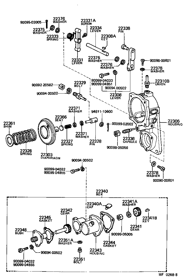 22310-77053 GOVERNOR ASSY, INJECTION PUMP product image