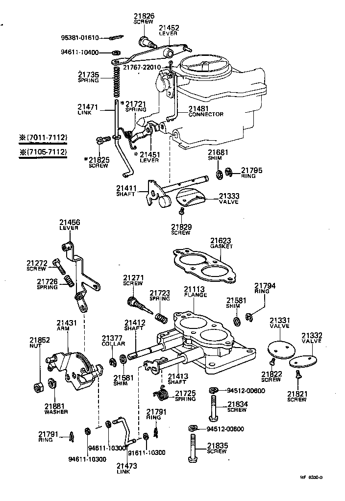 21272-24100 SCREW, 1ST IDLE ADJUSTING product image