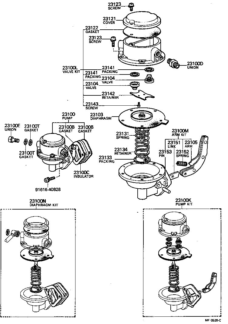 23100-39017 PUMP ASSY, FUEL product image