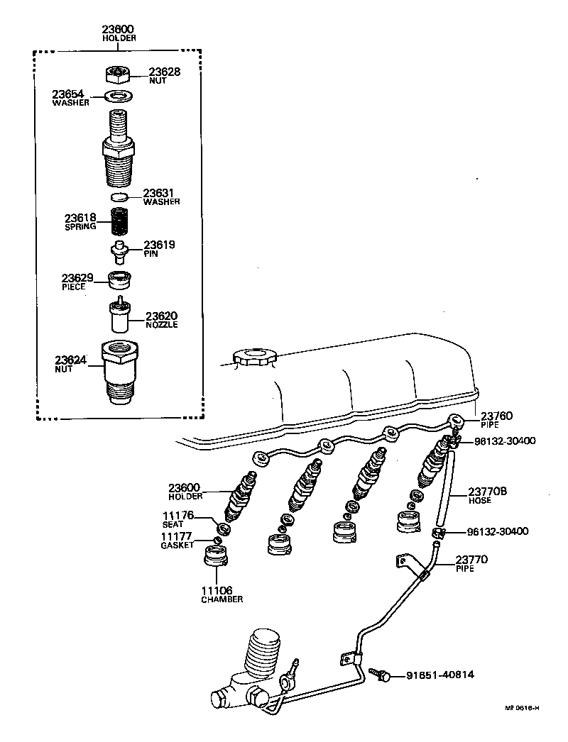 23619-78030 PIN, NOZZLE HOLDER PRESSURE product image