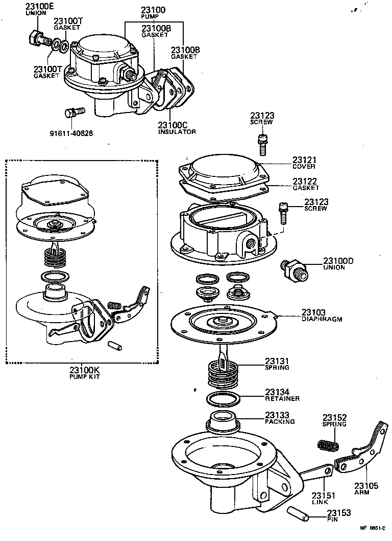 23100-39017 PUMP ASSY, FUEL product image