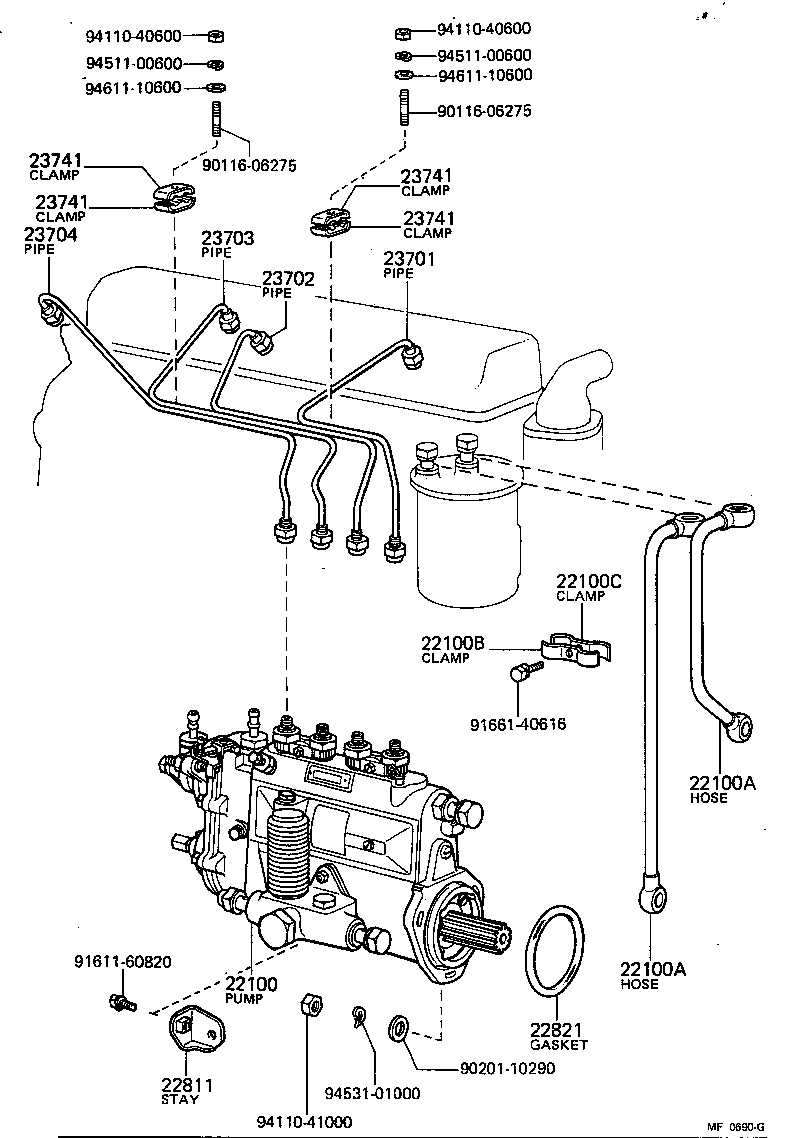 22100-48031 PUMP ASSY, INJECTION OR SUPPLY product image