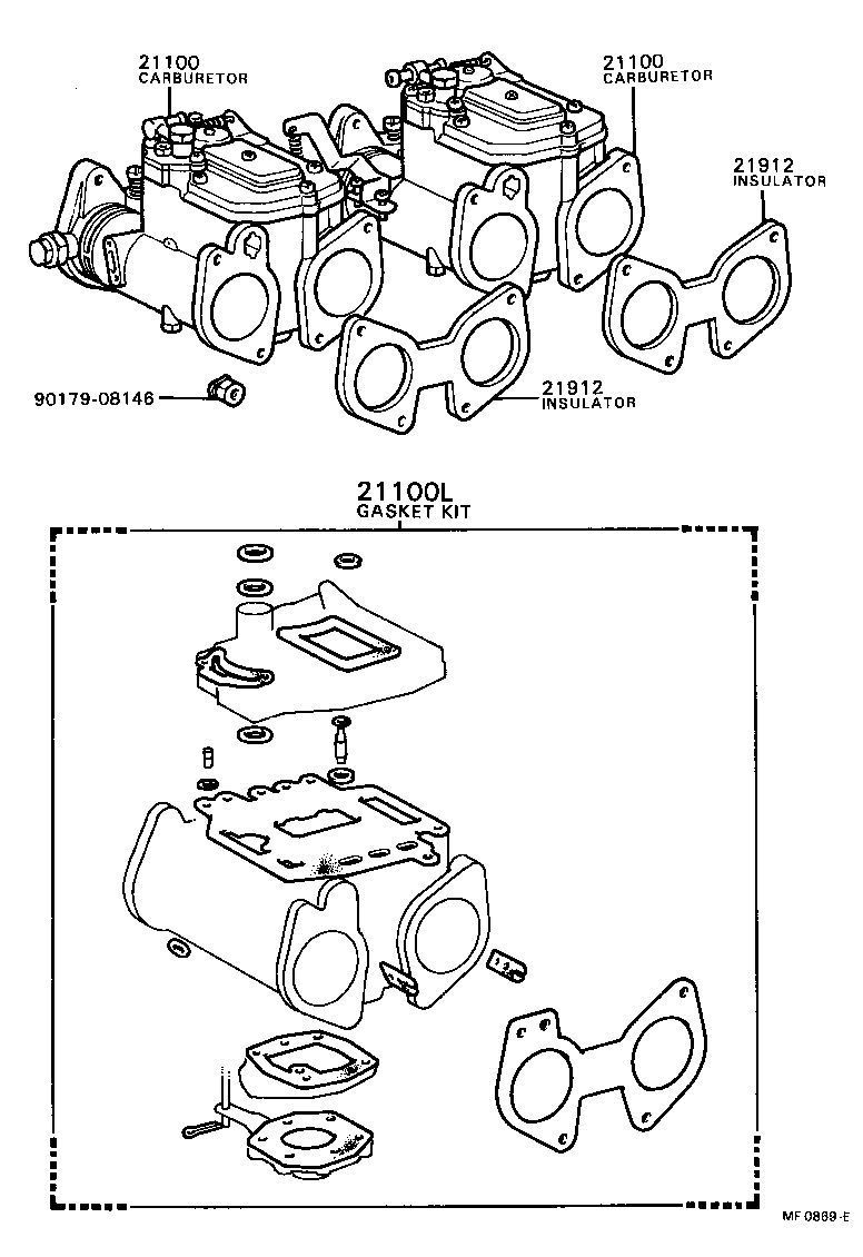 04211-13160 CARBURETOR KIT product image