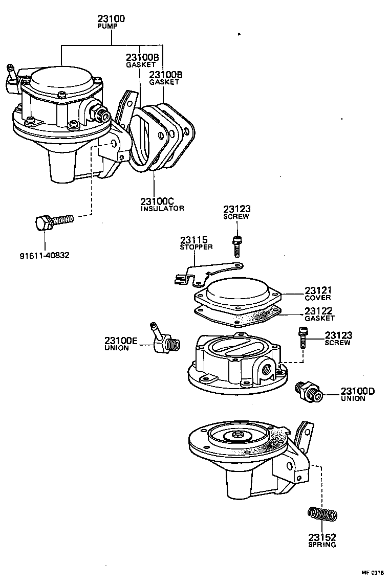 23116-31040 UNION, NIPPLE(FOR FUEL INLET) product image