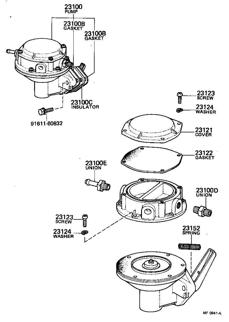 23100-49166 PUMP ASSY, FUEL product image