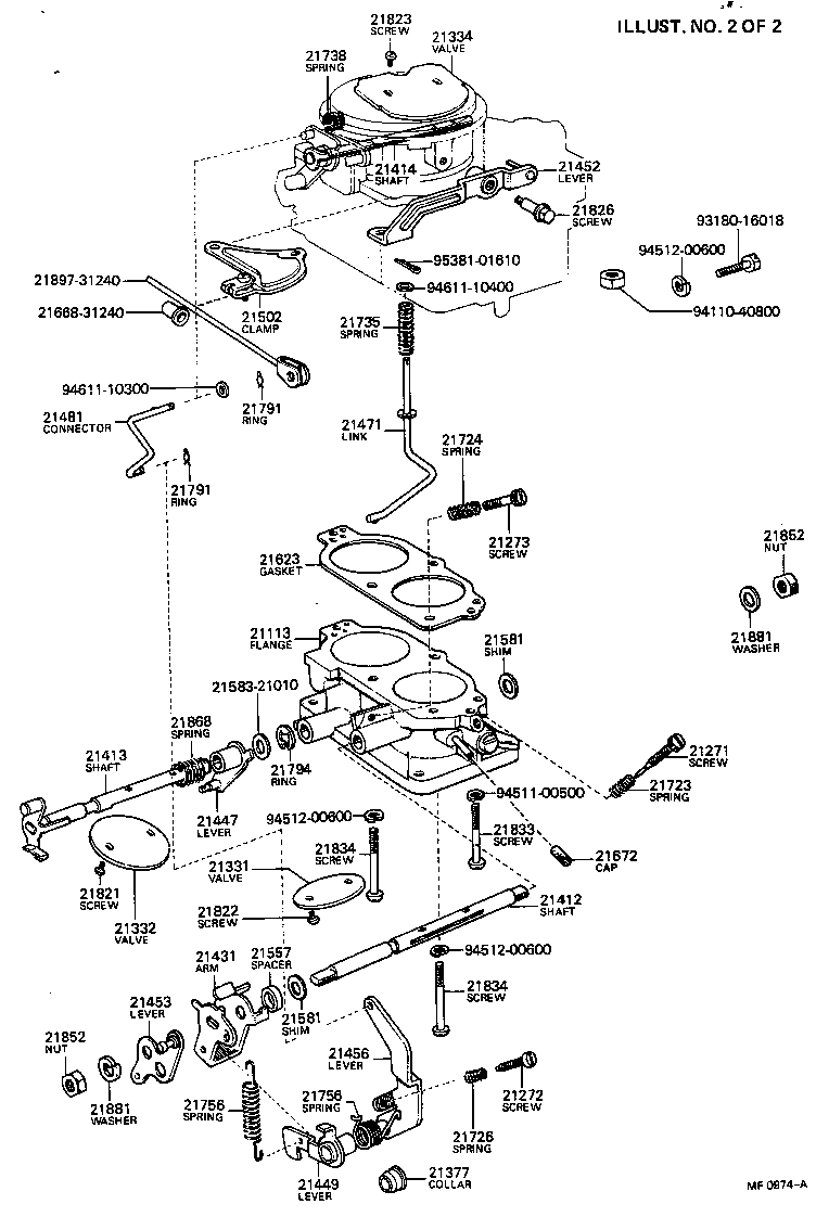 21013-44053 FLANGE, CARBURETOR product image