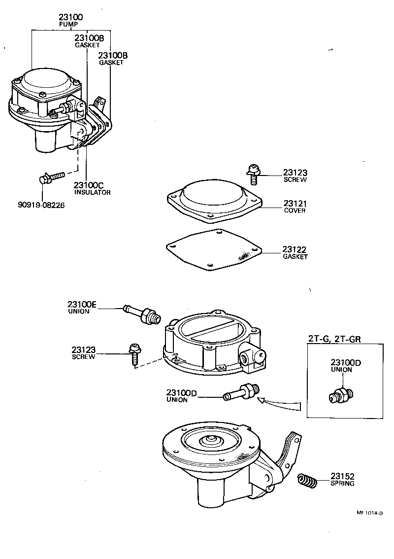 90923-06001 INSULATOR, FUEL PUMP product image