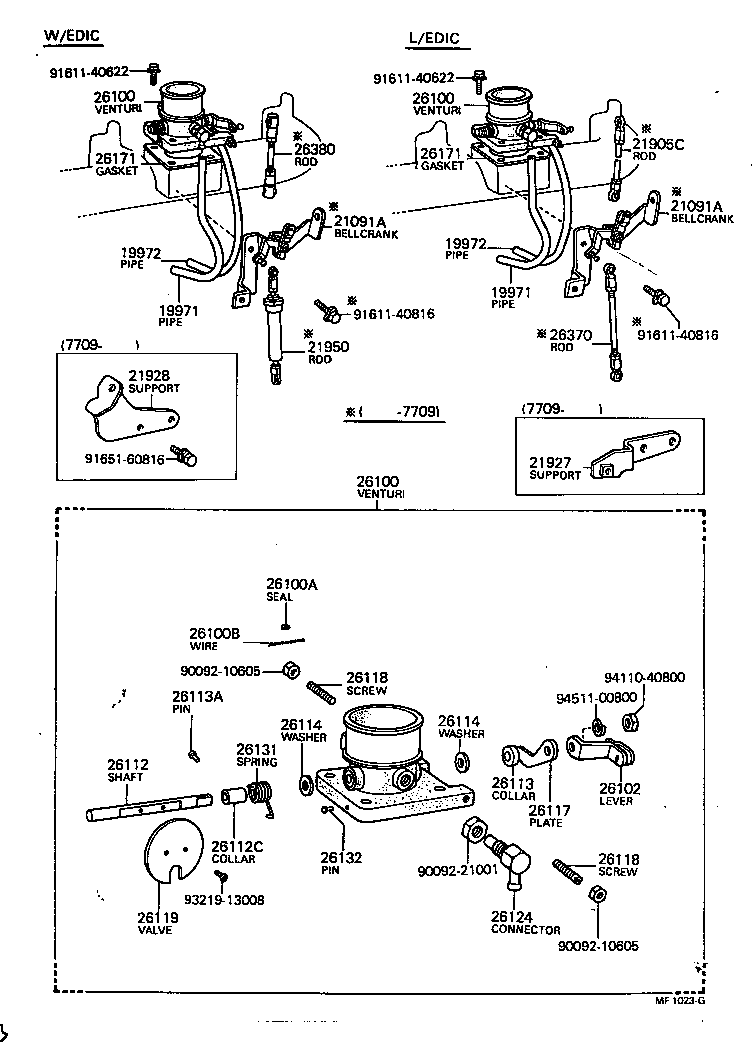 26102-47040 LEVER SUB-ASSY, THROTTLE SHAFT ADJUSTING product image
