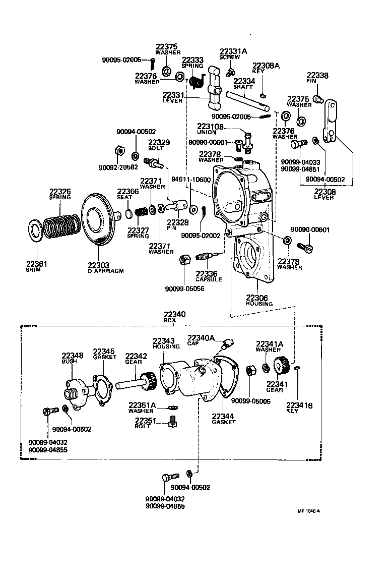 22310-77053 GOVERNOR ASSY, INJECTION PUMP product image