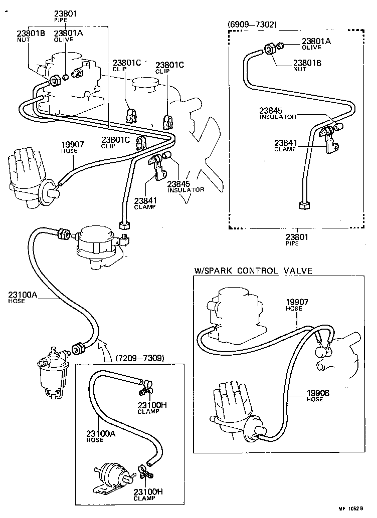 90468-05005 CLIP(FOR CARBURETOR FUEL HOSE) product image