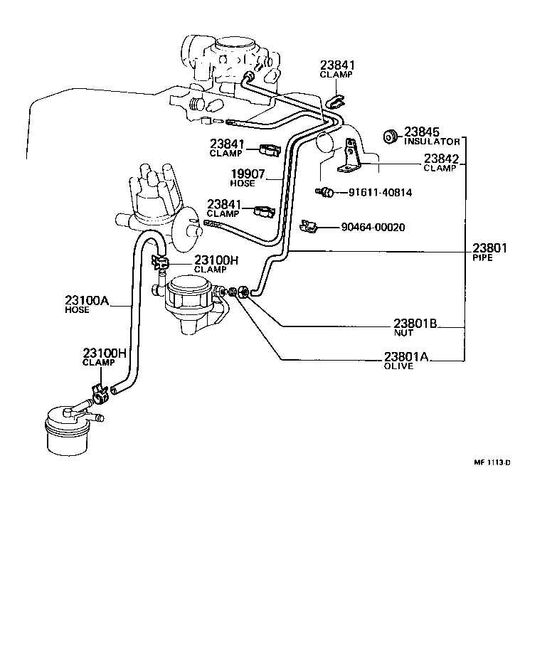 95332-08036 HOSE, FUEL product image