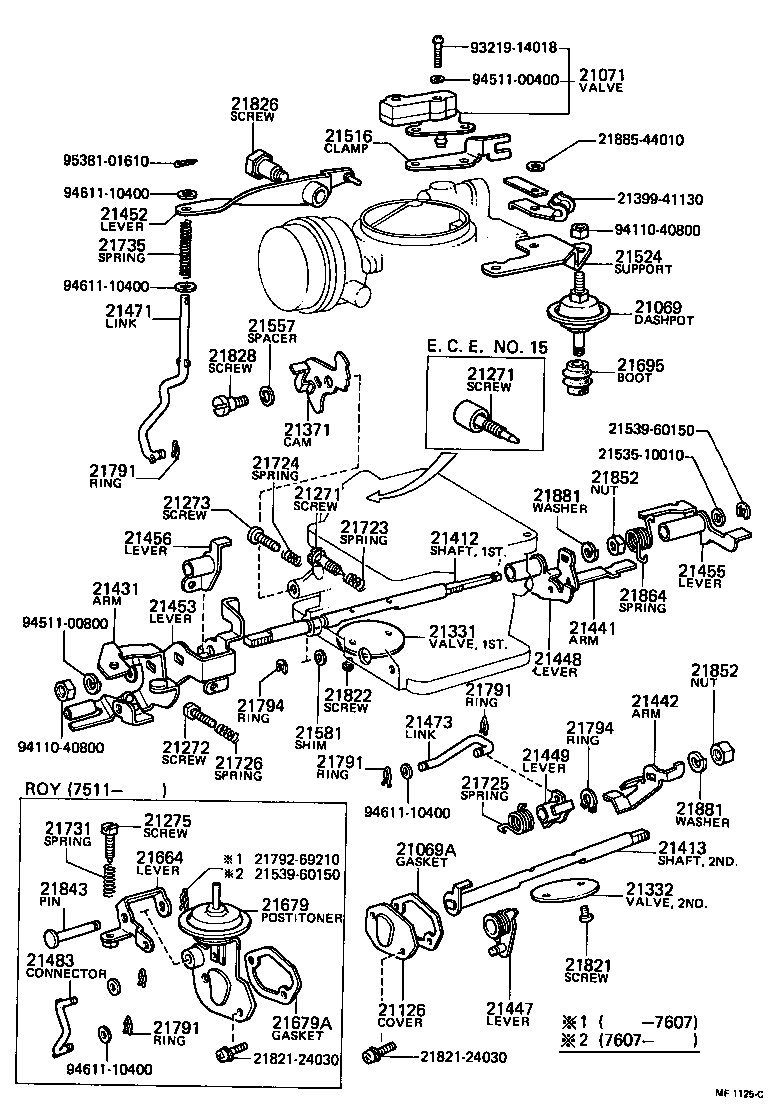 21273-40122 SCREW, THROTTLE ADJUSTING product image