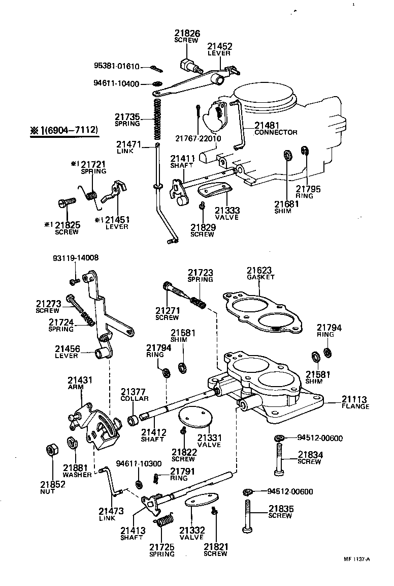 21273-13390 SCREW, 1ST IDLE ADJUSTING product image