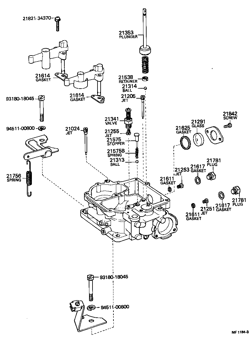 21113-60201 FLANGE, CARBURETOR product image