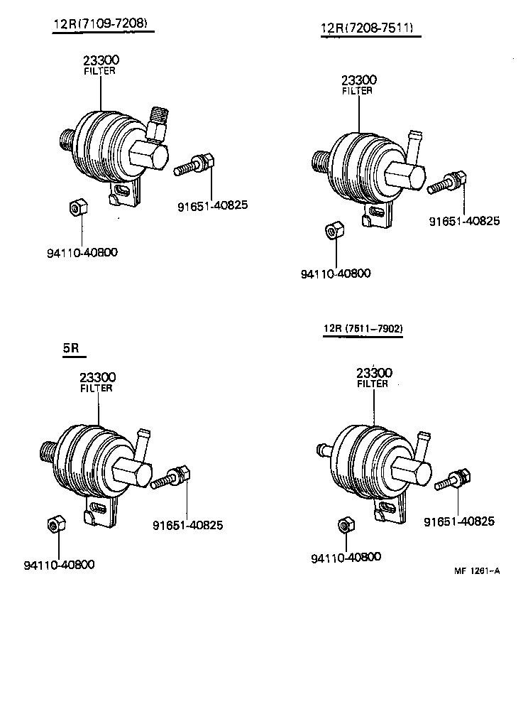 23030-23011 FILTER ASSY, FUEL product image