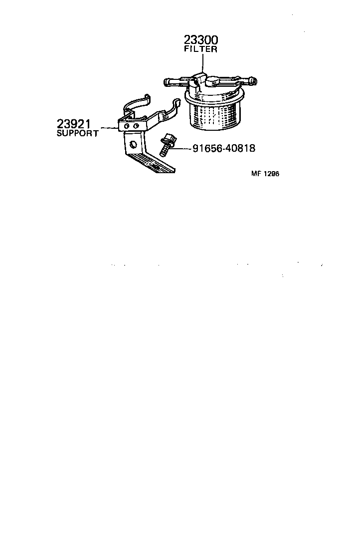 23030-31020 FILTER ASSY, FUEL product image