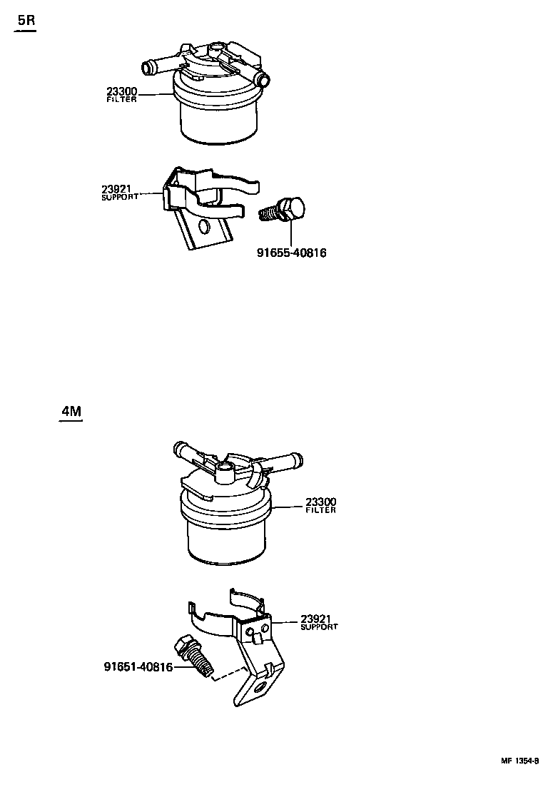 90461-10113 SUPPORT, FUEL FILTER product image