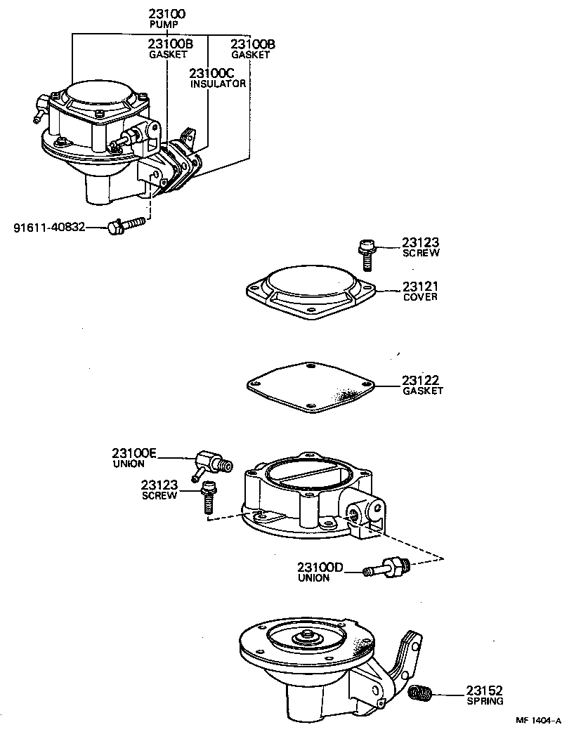 04231-25010 PUMP KIT, FUEL product image