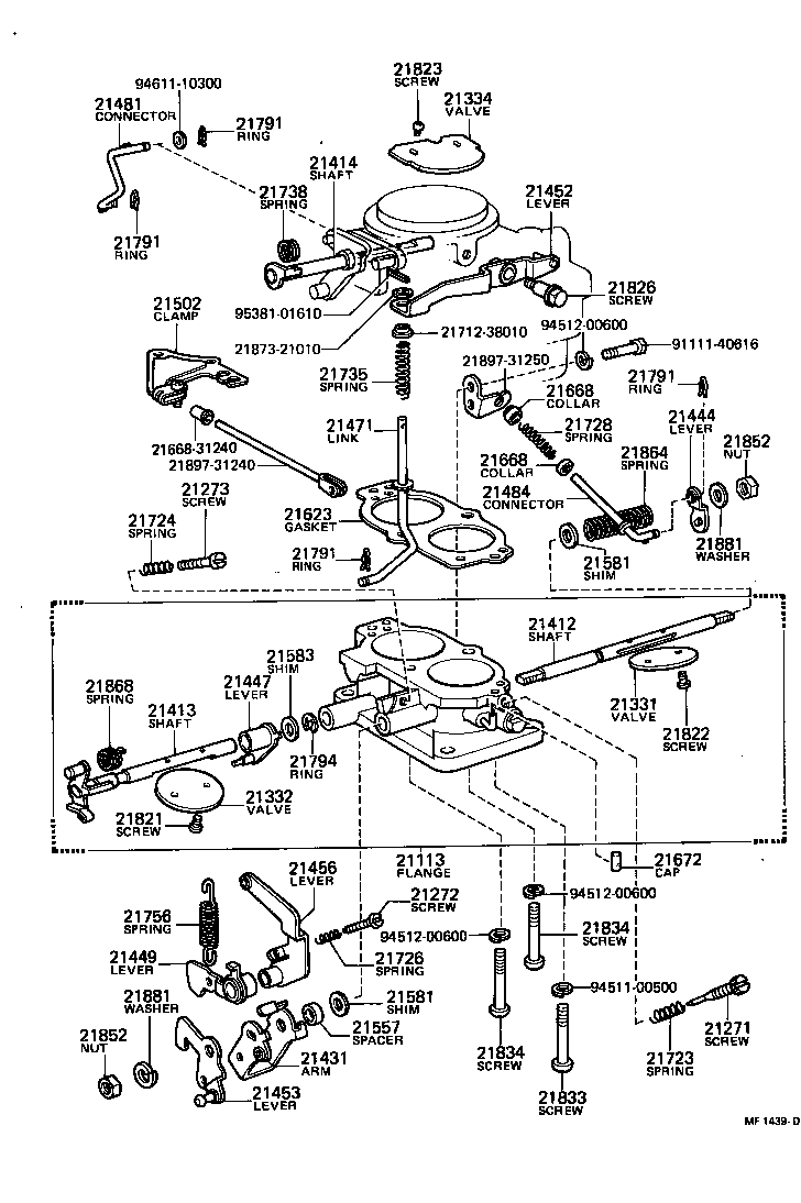 21272-34440 SCREW, 1ST IDLE ADJUSTING product image