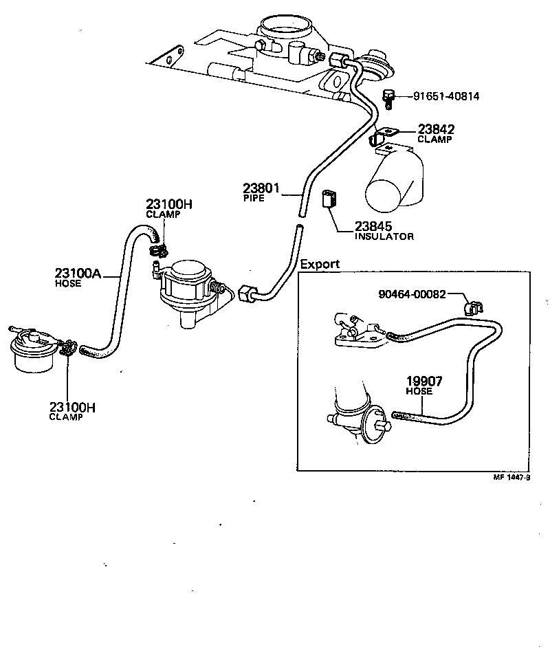 95324-07020 HOSE, FUEL product image