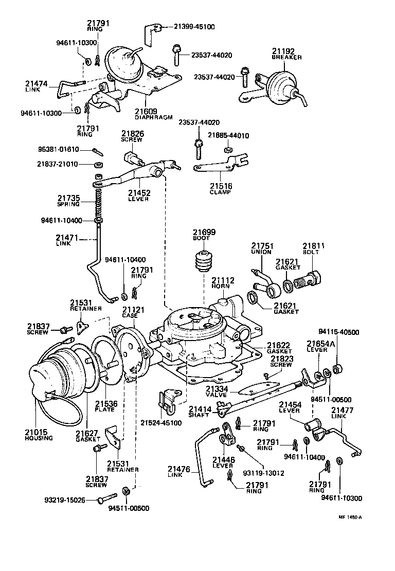 21273-40122 SCREW, THROTTLE ADJUSTING product image