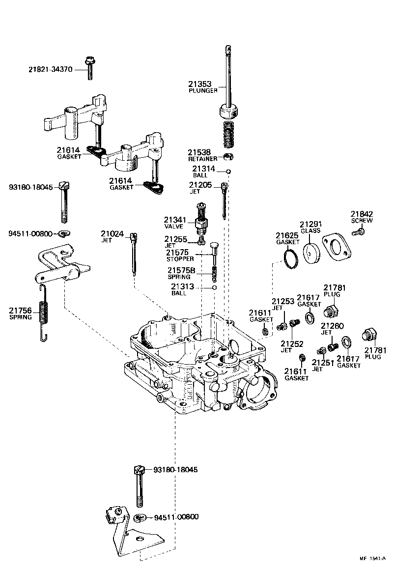 21406-60071 LEVER, THROTTLE product image