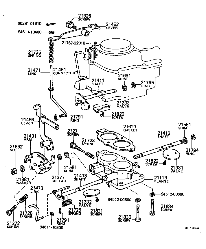 21272-24100 SCREW, 1ST IDLE ADJUSTING product image
