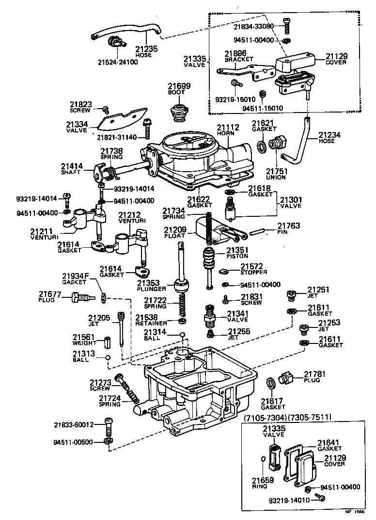 21272-24100 SCREW, 1ST IDLE ADJUSTING product image