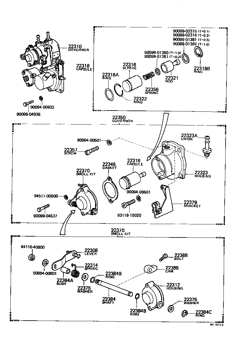 22310-77053 GOVERNOR ASSY, INJECTION PUMP product image