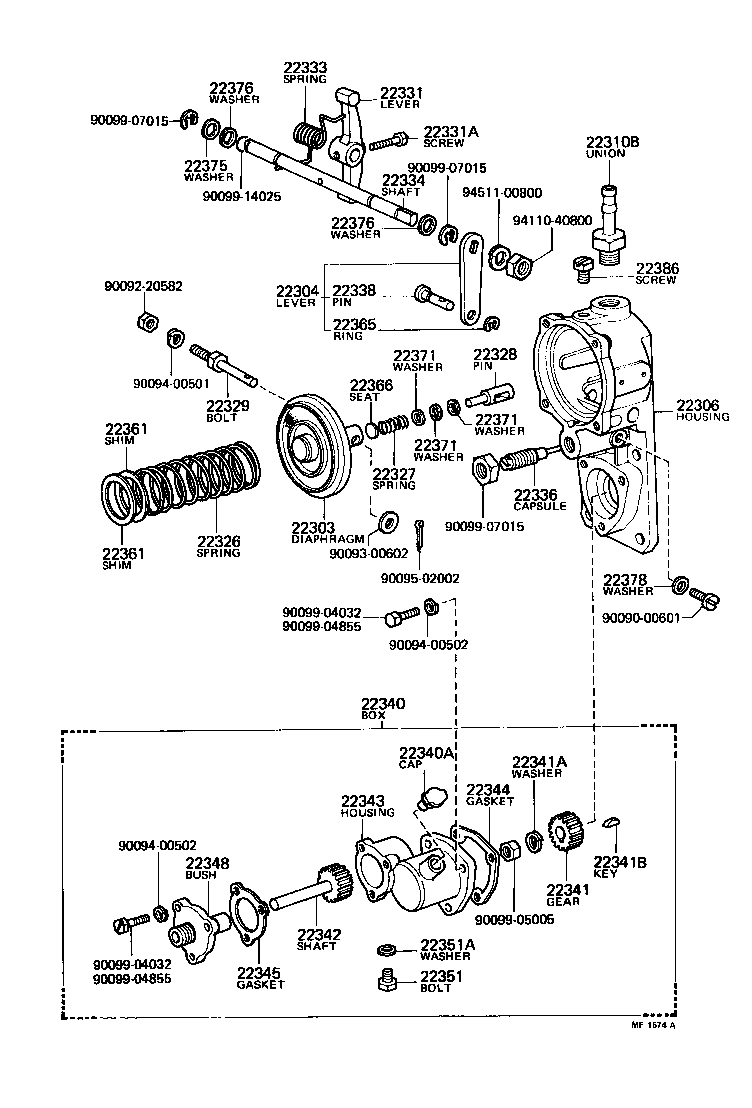 22310-77053 GOVERNOR ASSY, INJECTION PUMP product image