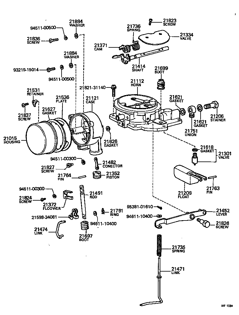 21012-31350 HORN, AIR product image